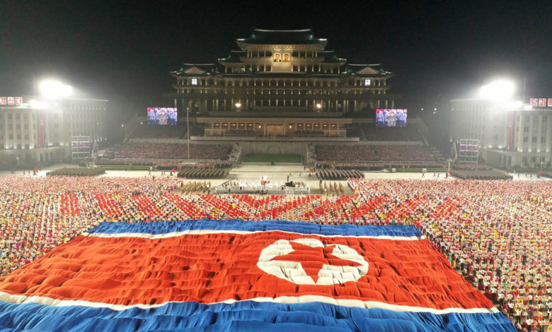 north korea parade flag BfmdH5now-trending