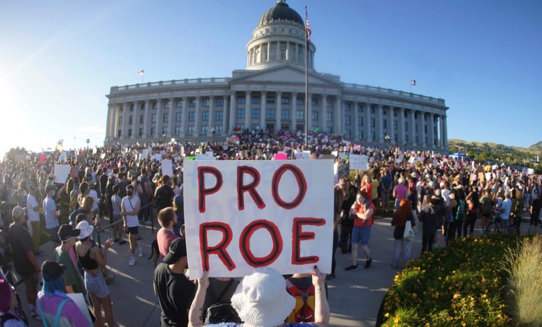 Abortion rights demonstration Salt Lake City June 25 2022 hUkc8pnow-trending