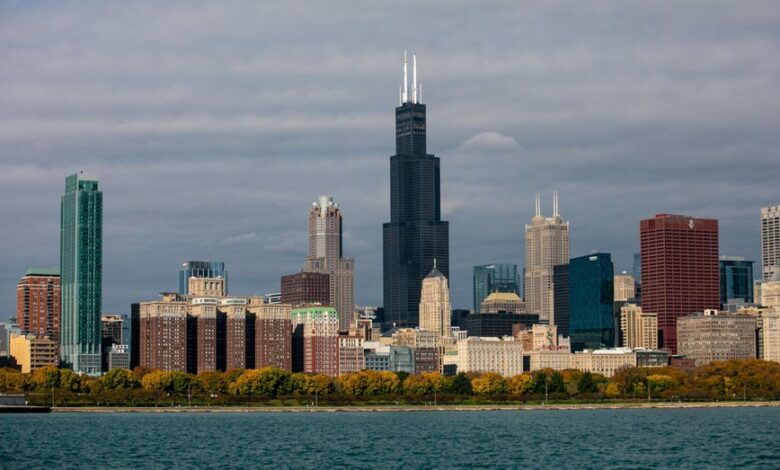 chicago skyline illinois Zsra42now-trending